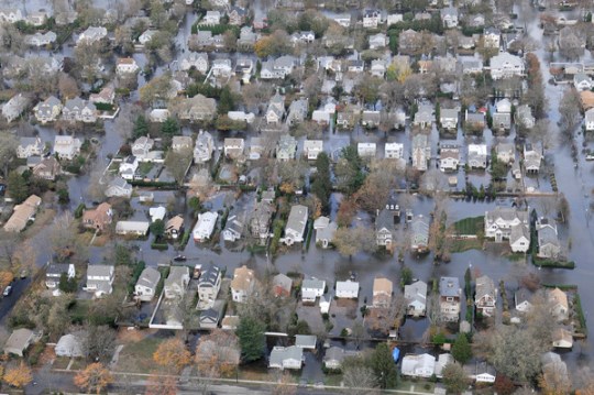 Follow and clean-up on Hurricane Sandy. Shooting aerials of shoreline damage.